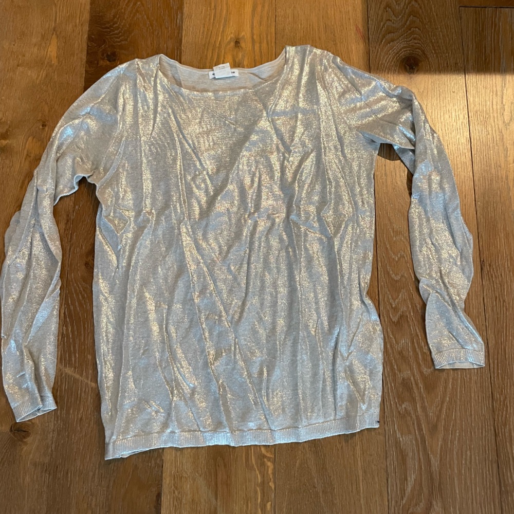 Club Monaco shimmer long sleeve